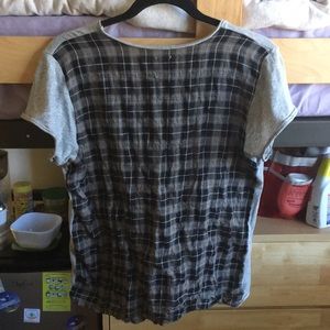 NSF plaid back soft t-shirt